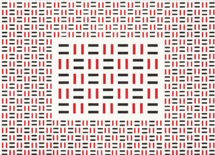 Dikko Faust - Magnified Basketweave - Hand set block print - 2013