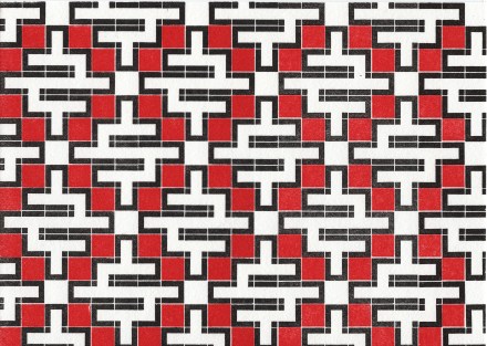 Dikko Faust - Nessonis 1: Pyrassos - Hand set block print - 2012